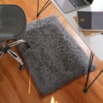 Small Rug Upgrade Non Slip Throw Bedside Area Rugs, Fluffy Soft Grey Mini Bedroom Carpet, Affordable Door Entryway Indoor Inside Front Entrance Dog 2x3 Mat, Home Decor Aesthetic - Image 2
